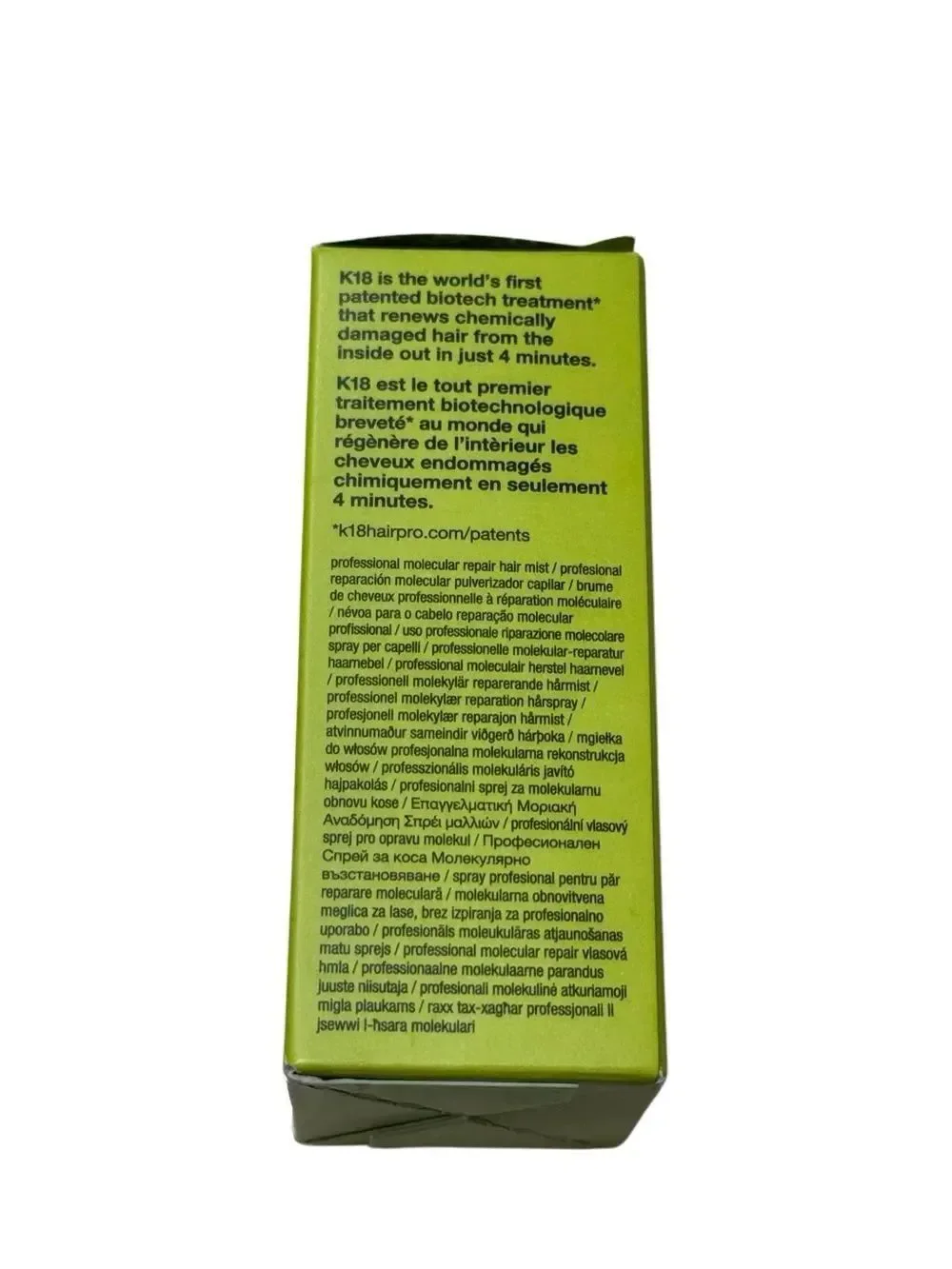 K18 Professional Molecular Repair Hair Mist, Strengthening Restorative Mist